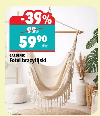 Fotel brazylijski Gardenic promocja w Biedronka Home