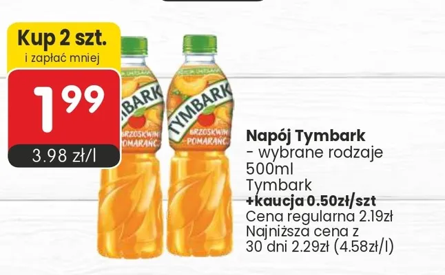 Napój Tymbark promocja w Market Point