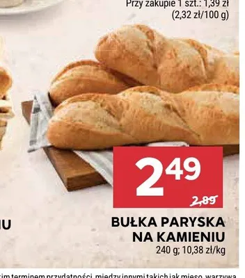 Bułka paryska na kamieniu promocja w Stokrotka