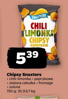 Chipsy Snaxters paprykowe promocja w Netto