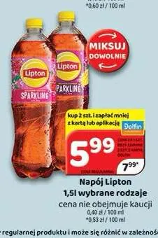 Napój Lipton promocja w Delfin