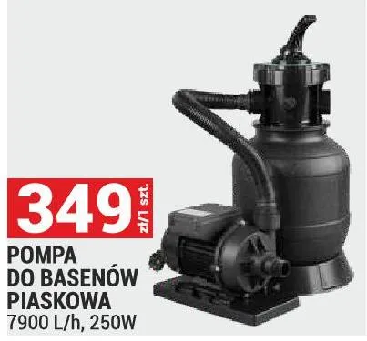 Pompa do basenów piaskowa 7900l/h 250W promocja w Merkury Market