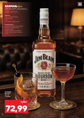 Whisky Jim Beam Bourbon promocja w Kaufland