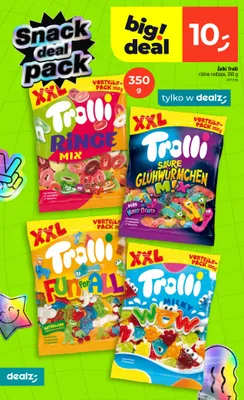 Żelki Trolli Milky Wow XXL promocja w Dealz
