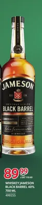 Whiskey Jameson Black Barrel 40% promocja w Selgros