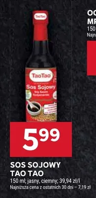 Sos sojowy Tao Tao promocja w Stokrotka