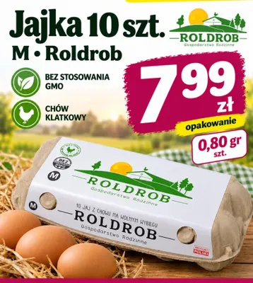Jajka kurze M Roldrob promocja w emma MARKET