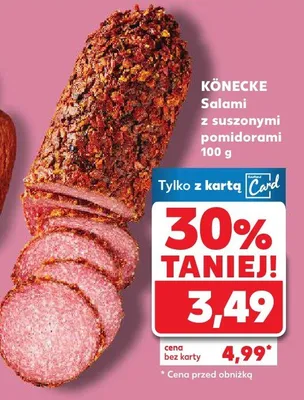 Salami z suszonymi pomidorami promocja w Kaufland