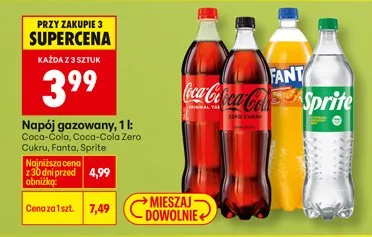 Napój gazowany  promocja w Biedronka