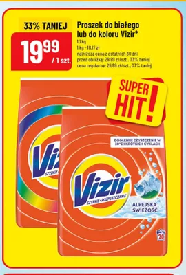 Proszek do prania Vizir Alpejska Świeżość promocja w POLOmarket