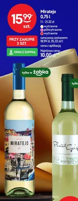 Wino Miratejo wytrawne promocja w Żabka