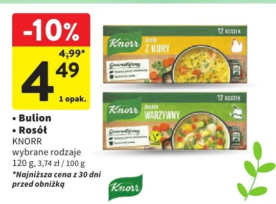 Bulion wybrane rodzaje promocja w Intermarche