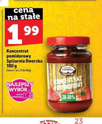 Koncentrat pomidorowy Spiżarnia Dworska promocja w TOPAZ