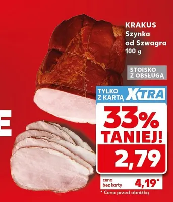 Szynka od Szwagra Krakus promocja w Kaufland