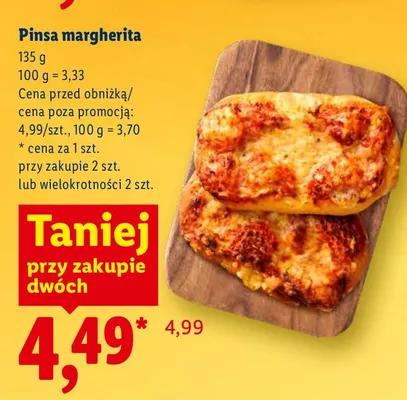 Pinsa margherita promocja w Lidl