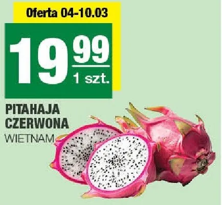Pitahaja czerwona promocja w SPAR