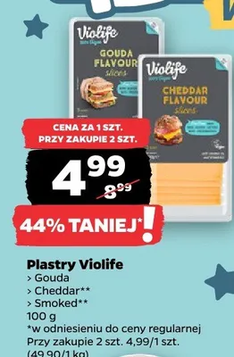 Plastry Cheddar promocja w Netto