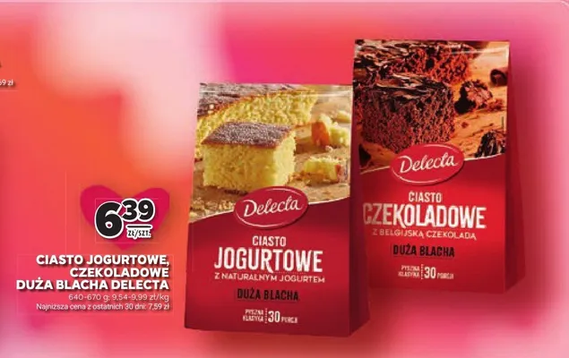 Ciasto czekoladowe duża blacha  promocja w Stokrotka