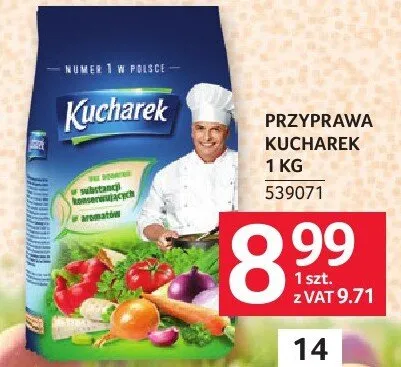 Przyprawa Kucharek 1 kg promocja w Selgros