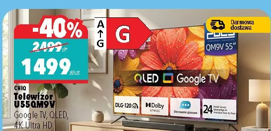 Telewizor QLED QMSV 55 promocja w Biedronka Home