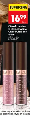 Cień do powiek w płynie Choco Glamour, różne kolory promocja w Biedronka