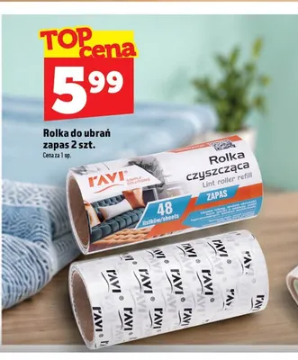Rolka do ubrań zapas 2-pak Ravi promocja w TOPAZ