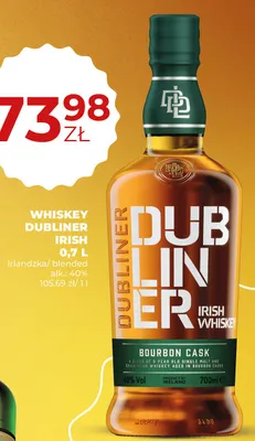 Whiskey Dubliner Irish irlandzka blended promocja w Duży Ben