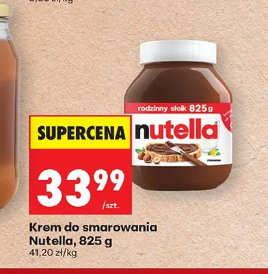 Krem do smarowania Nutella promocja w Biedronka