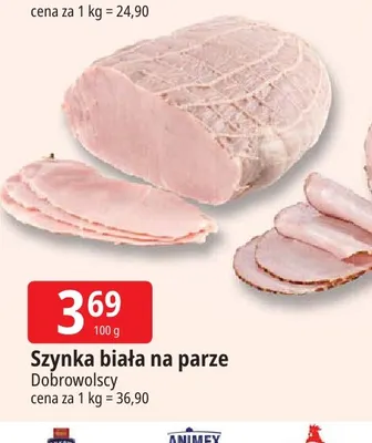 Szynka biała na parze Dobrowolscy promocja w Leclerc