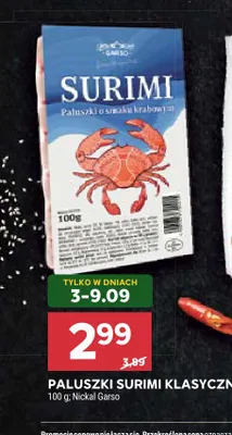 Paluszki surimi klasyczne Nickal Garso promocja w Stokrotka