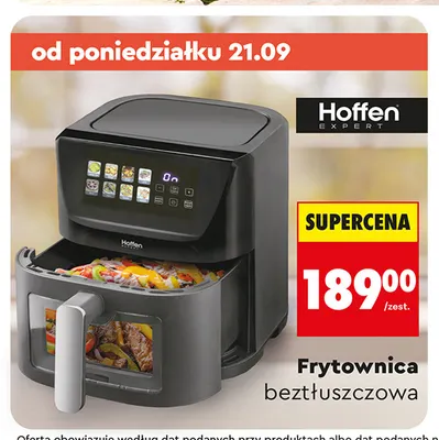 Frytownica beztłuszczowa Hoffen promocja w Biedronka