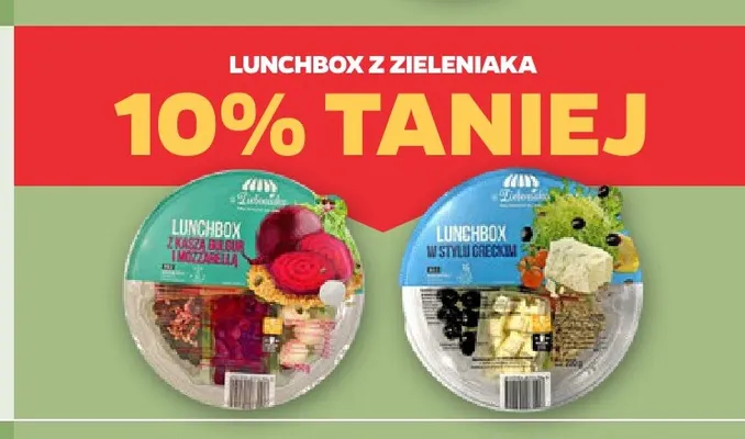 Lunchbox w stylu greckim z Zieleniaka promocja w Netto