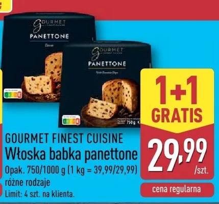 Włoska babka panettone promocja w Aldi