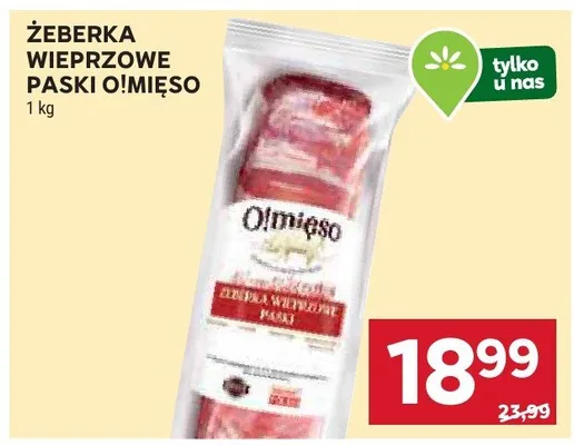 Żeberka wieprzowe pałę promocja w Stokrotka