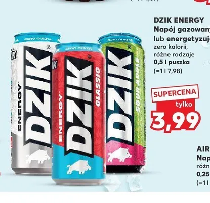 Napój energetyzujący Dzik Energy Classic promocja w Kaufland
