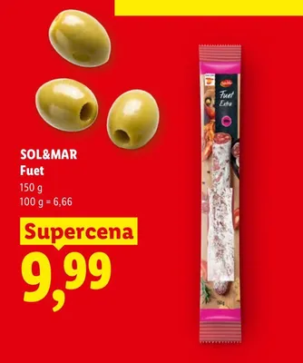 Kiełbasa Fuet Sol&Mar promocja w Lidl