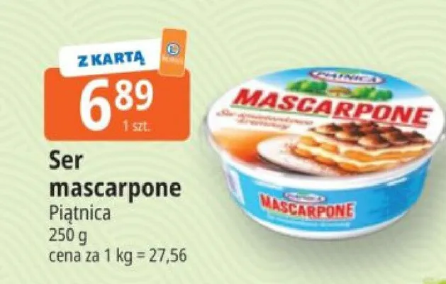 Ser mascarpone promocja w Leclerc