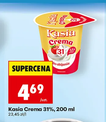Kasia Crema 31% promocja w Biedronka