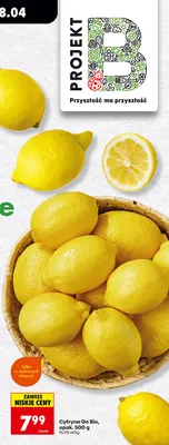 Cytryna Go Bio opak. promocja w Biedronka
