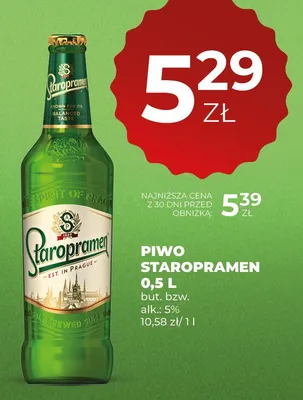 Piwo Staropramen promocja w Duży Ben