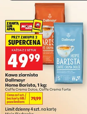 Kawa ziarnista Caffè Crema Dolce promocja w Biedronka