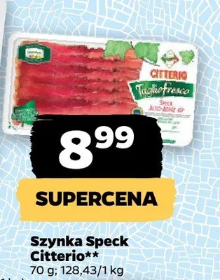 Szynka Speck Citterio promocja w Netto