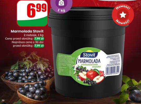 Marmolada 2 rodzaje promocja w Dino