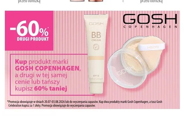 Krem BB Gosh Copenhagen promocja w Hebe