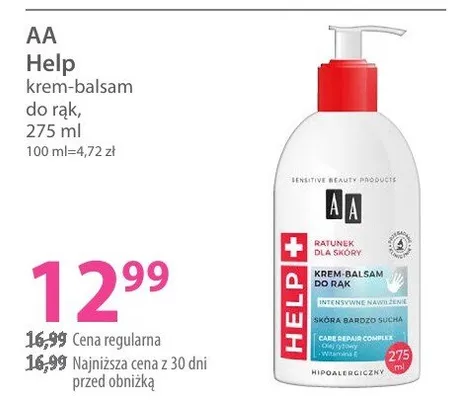 Krem-balsam Q10 do rąk promocja w Hebe