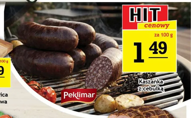 Kaszanka z cebulką Peklimar promocja w Gram Market