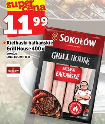 Kiełbaski bałkańskie Grill House Sokołów promocja w TOPAZ