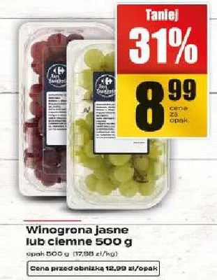 Winogrona jasne lub ciemne promocja w Supeco