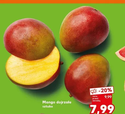Mango dojrzałe promocja w Kaufland