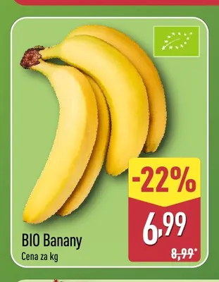 Banany bio promocja w Aldi